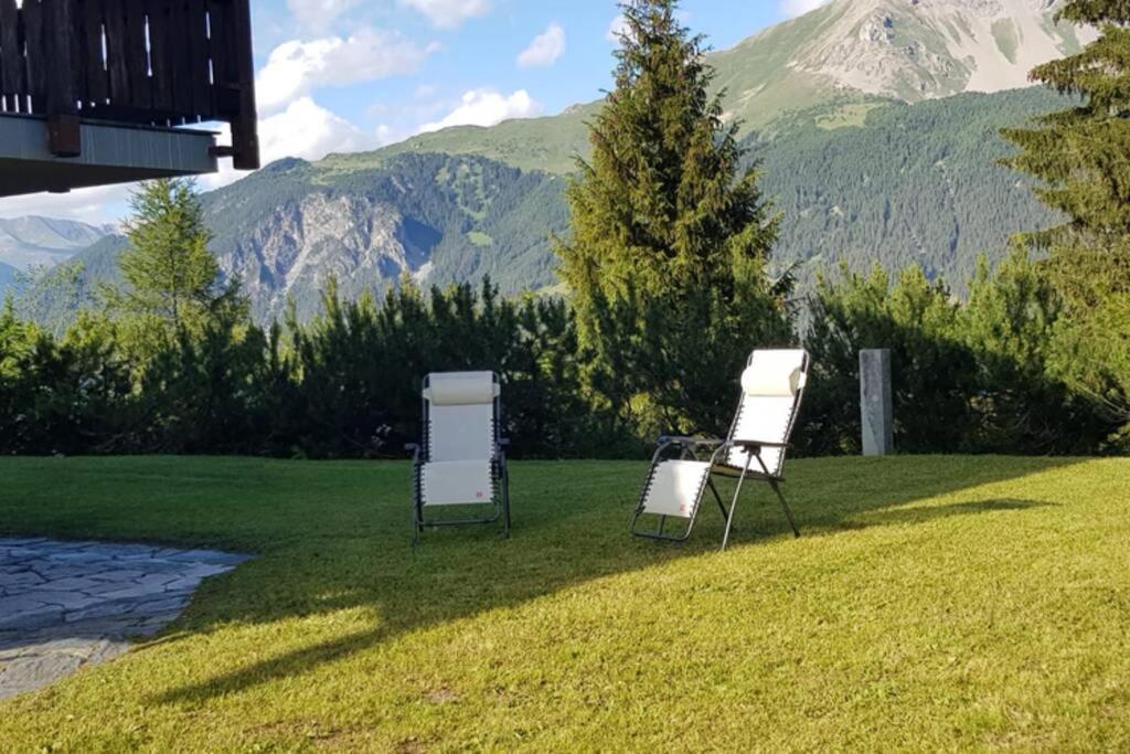 Chalet Wulli In Der Naehe Der Skianlagen Savognin Exteriör bild