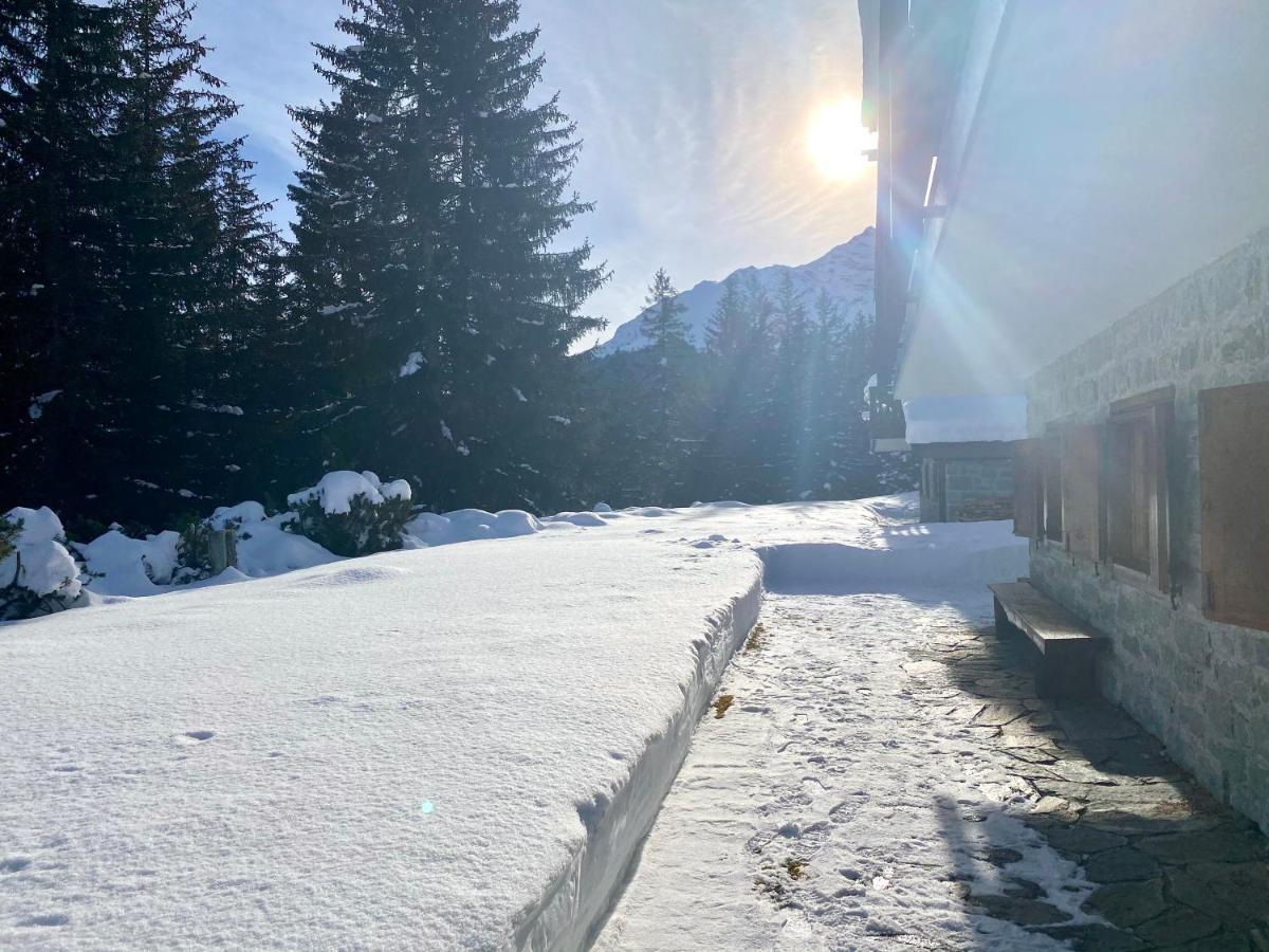 Chalet Wulli In Der Naehe Der Skianlagen Savognin Exteriör bild